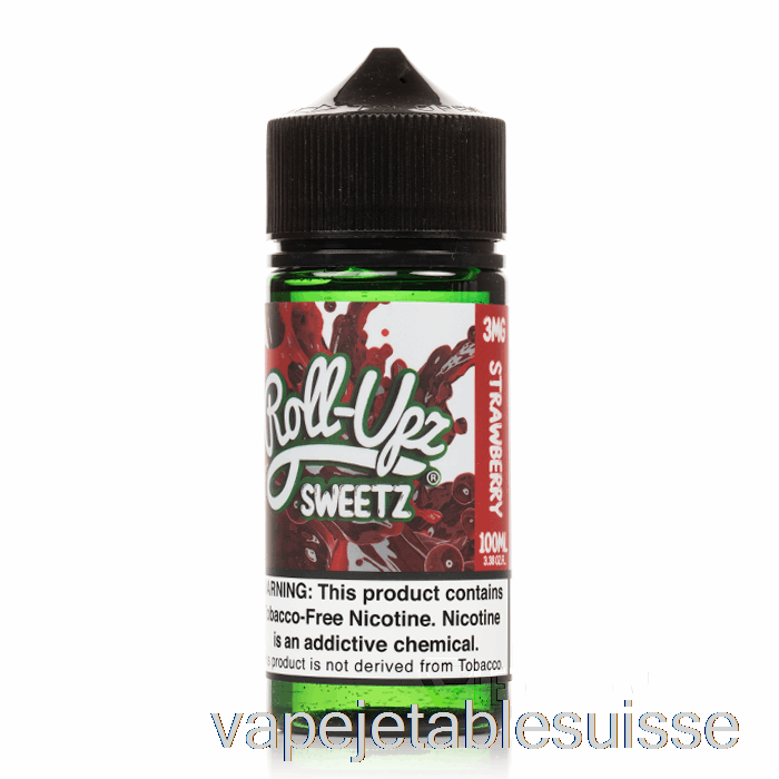 Vape Suisse Fraise - Jus Roll-upz - 100ml 6mg